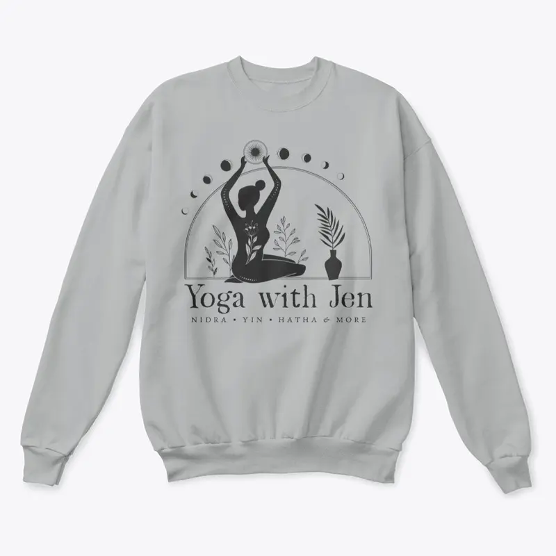 Yoga with Jen: Crewneck Sweatshirt