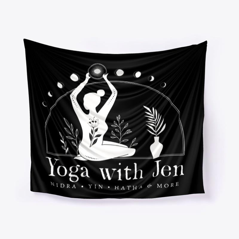 Yoga with Jen Wall Tapestry or Blanket